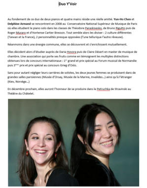 Le Duo Y'Voir